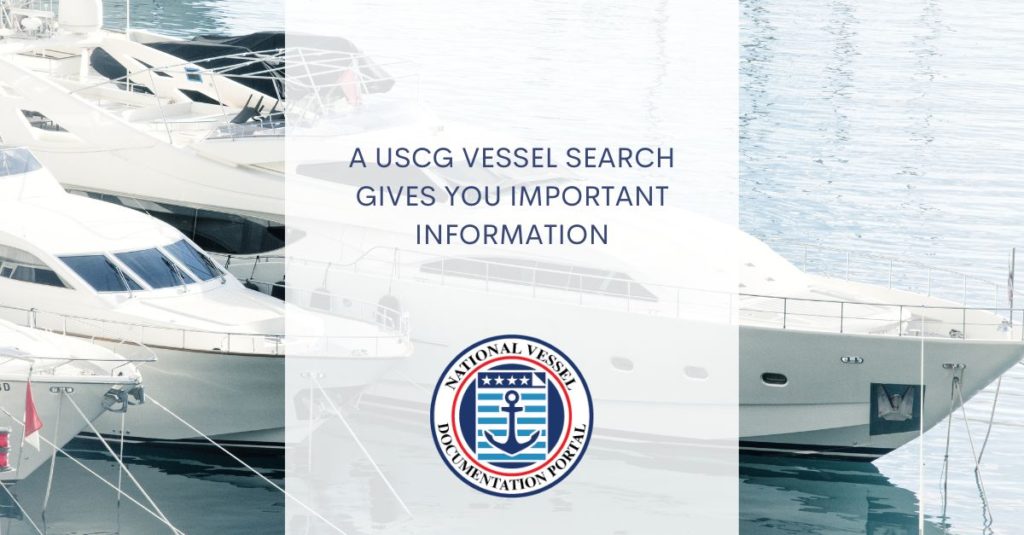 USCG Vessel Search